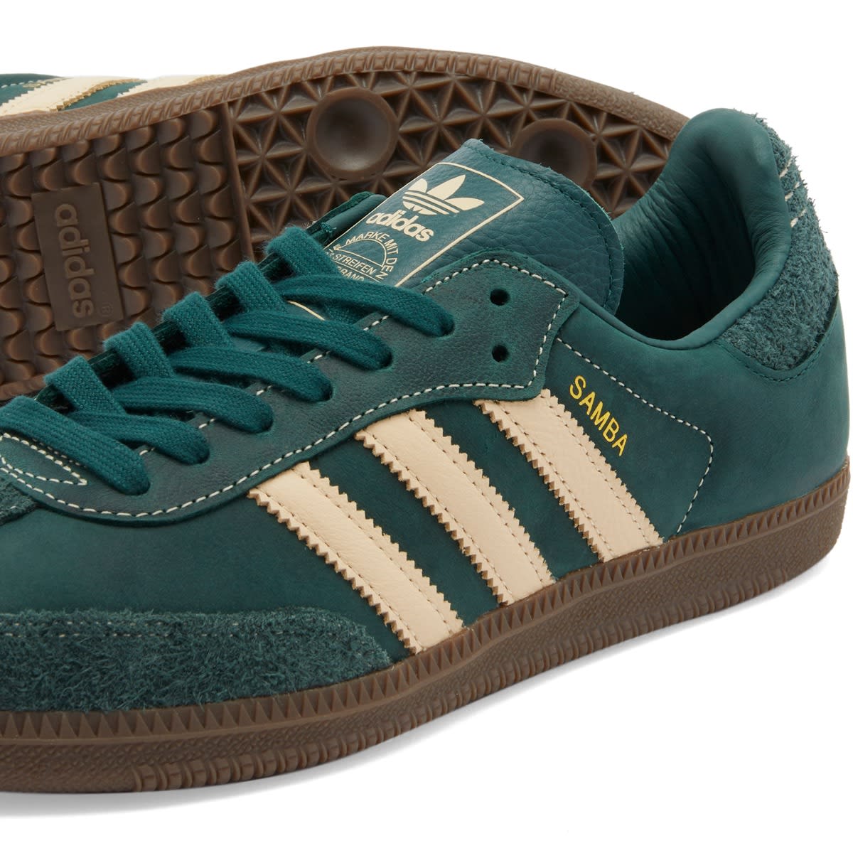 Adidas Samba OG Crystal Sand, Mineral Green