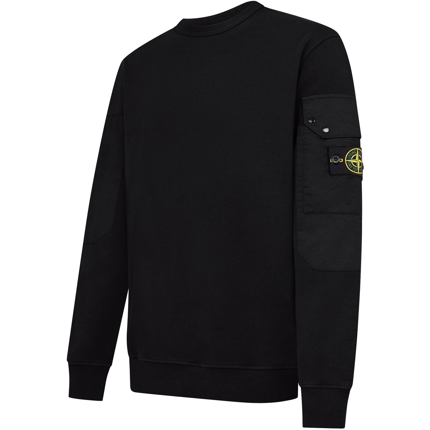 Stone Island Crewneck Pocket Sweatshirt Black