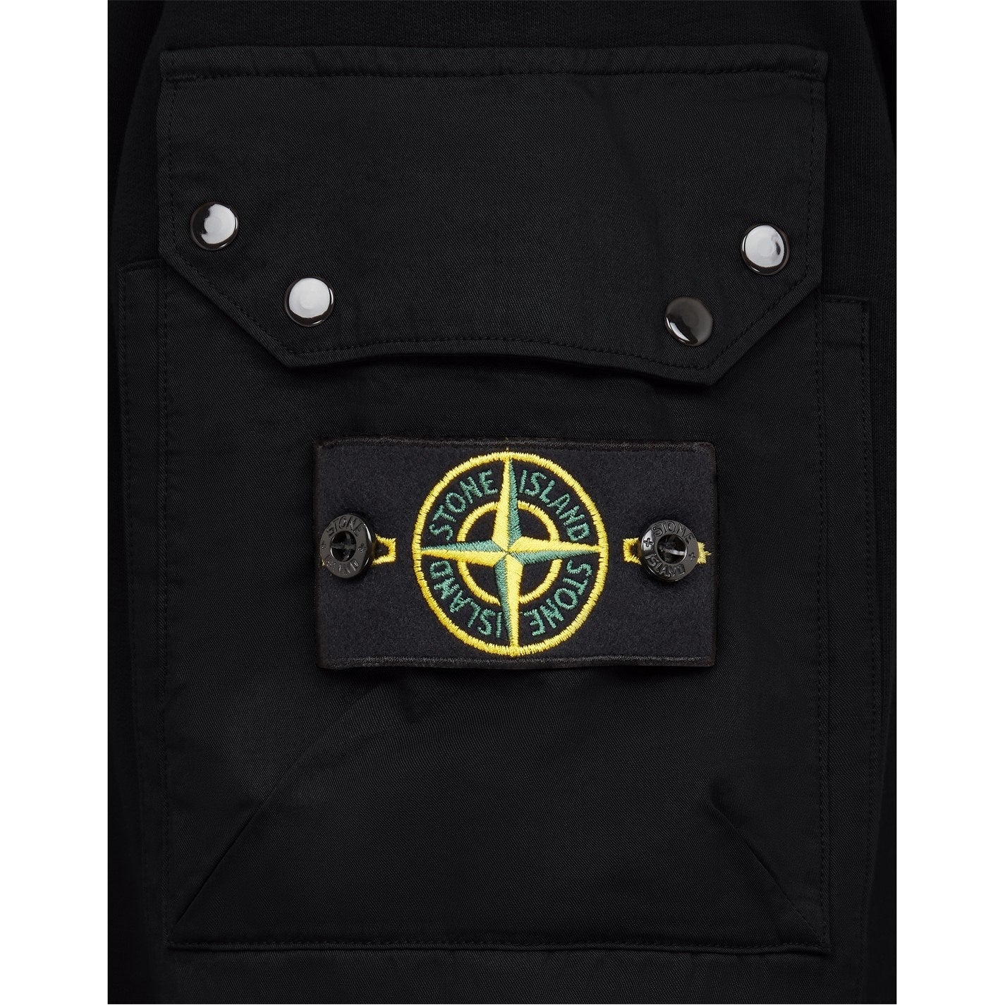 Stone Island Crewneck Pocket Sweatshirt Black