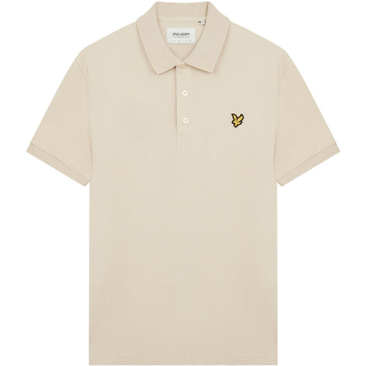 Lyle and Scott Basic Polo Shirt Beige