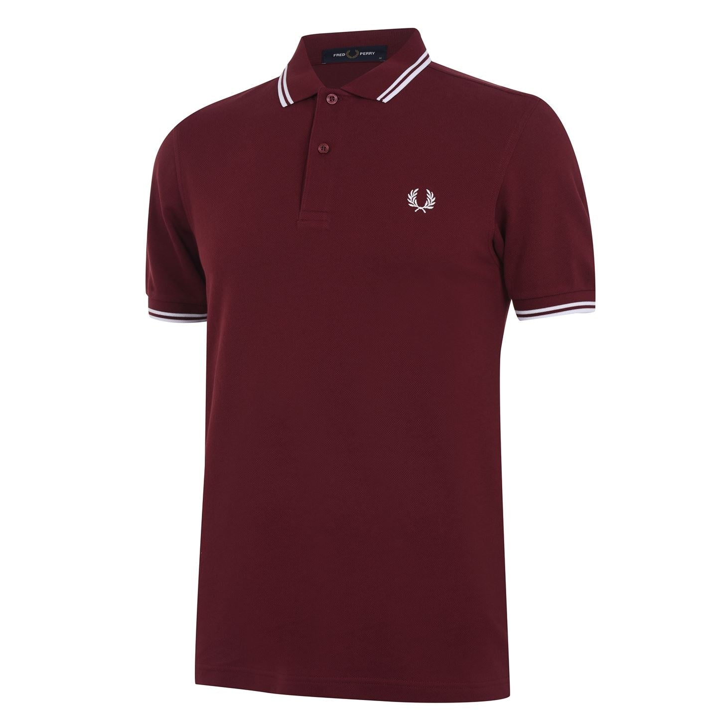 Fred Perry Short Sleeve Twin Tipped Polo Shirt