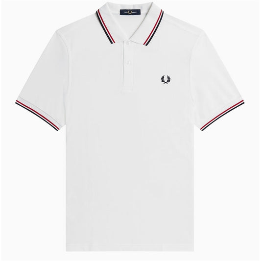 Fred Perry Short Sleeve Twin Tipped Polo Shirt