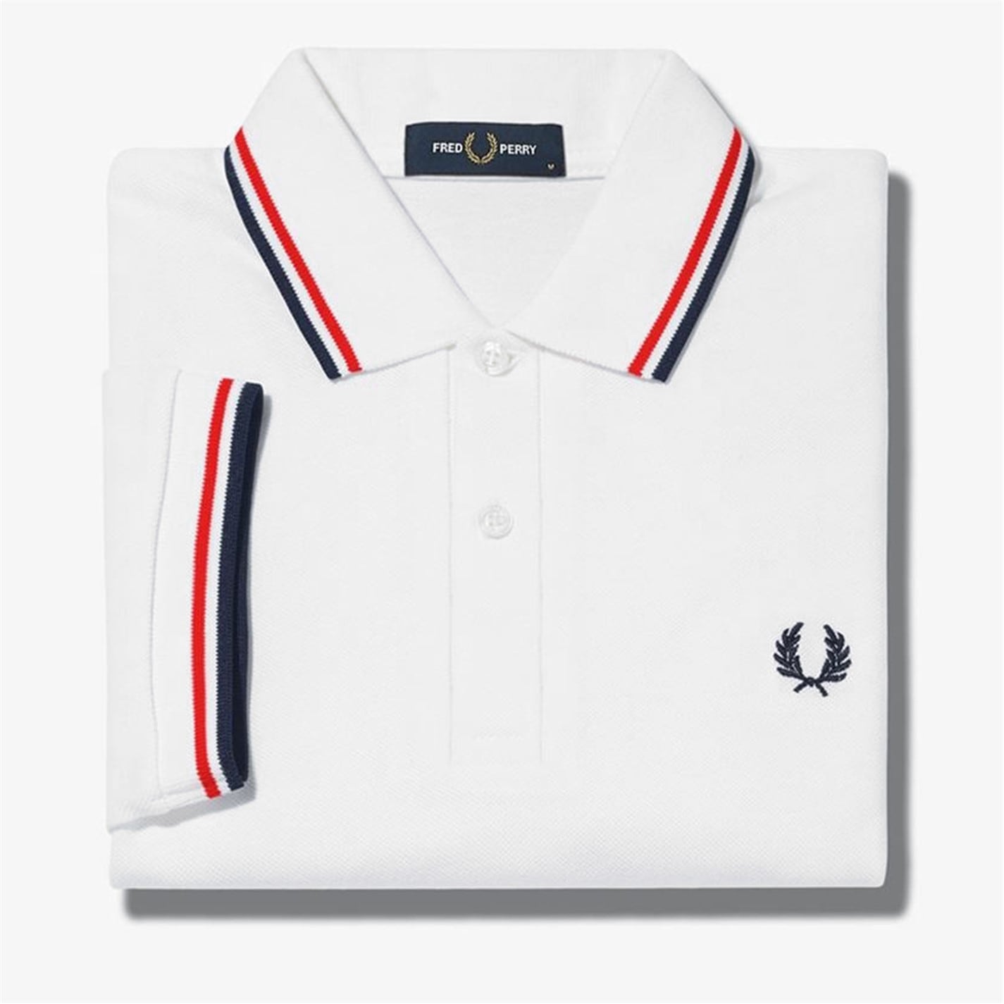 Fred Perry Short Sleeve Twin Tipped Polo Shirt