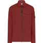 C.P. Company Zipped Overshirt Burgundy