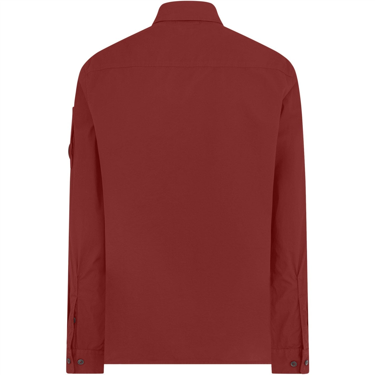 C.P. Company Zipped Overshirt Burgundy