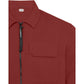 C.P. Company Zipped Overshirt Burgundy