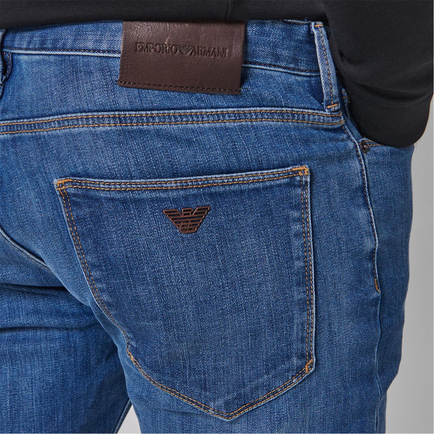 Emporio Armani J06 Slim Jeans Mid Blue 943