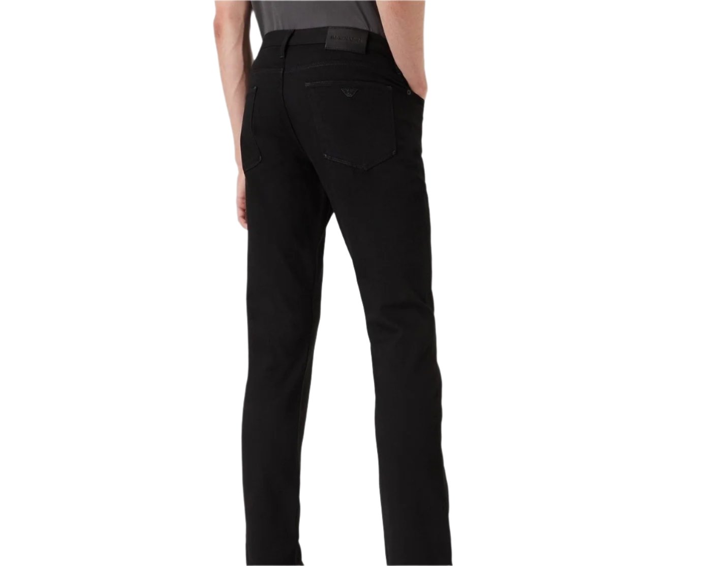 Emporio Armani J06 Slim Jeans Solid Black