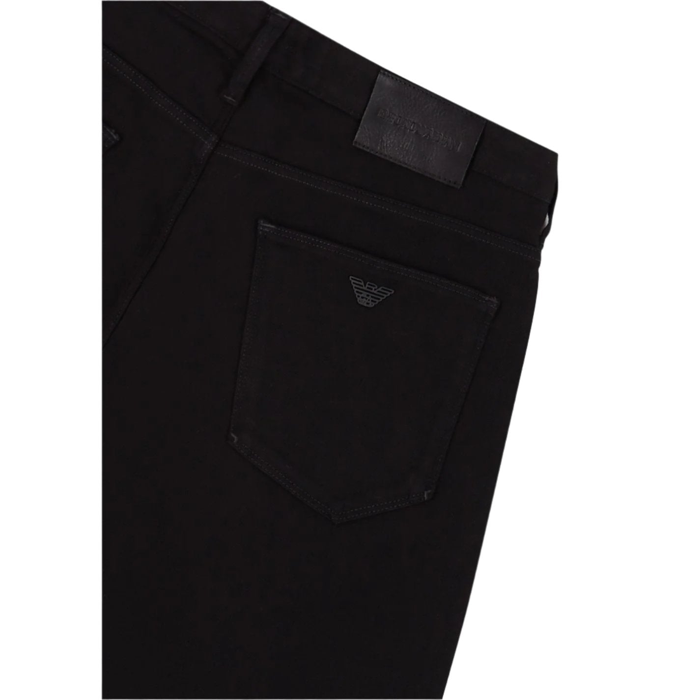 Emporio Armani J06 Slim Jeans Solid Black